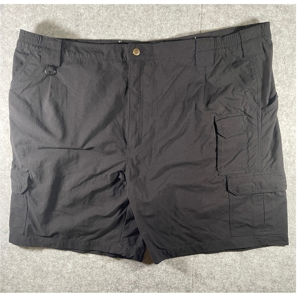 5.11 Tactical Series Men Black Nylon Cargo Shorts 73286L Size 48 Utility Work